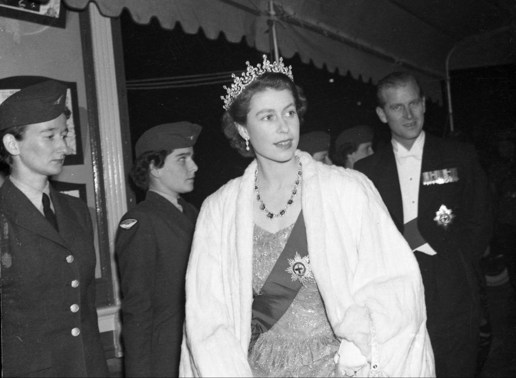 FROM THE ARCHIVES OF THE W.B. EDWARDS STUDIO: Princess Elizabeth visits ...